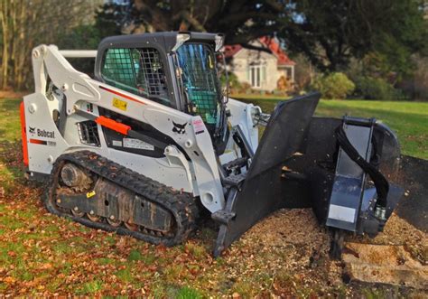 bobcat skid steer stumps